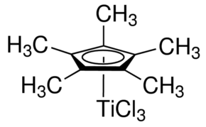 Pentamethylcyclopentadienyltitanium trichloride Chemical Structure